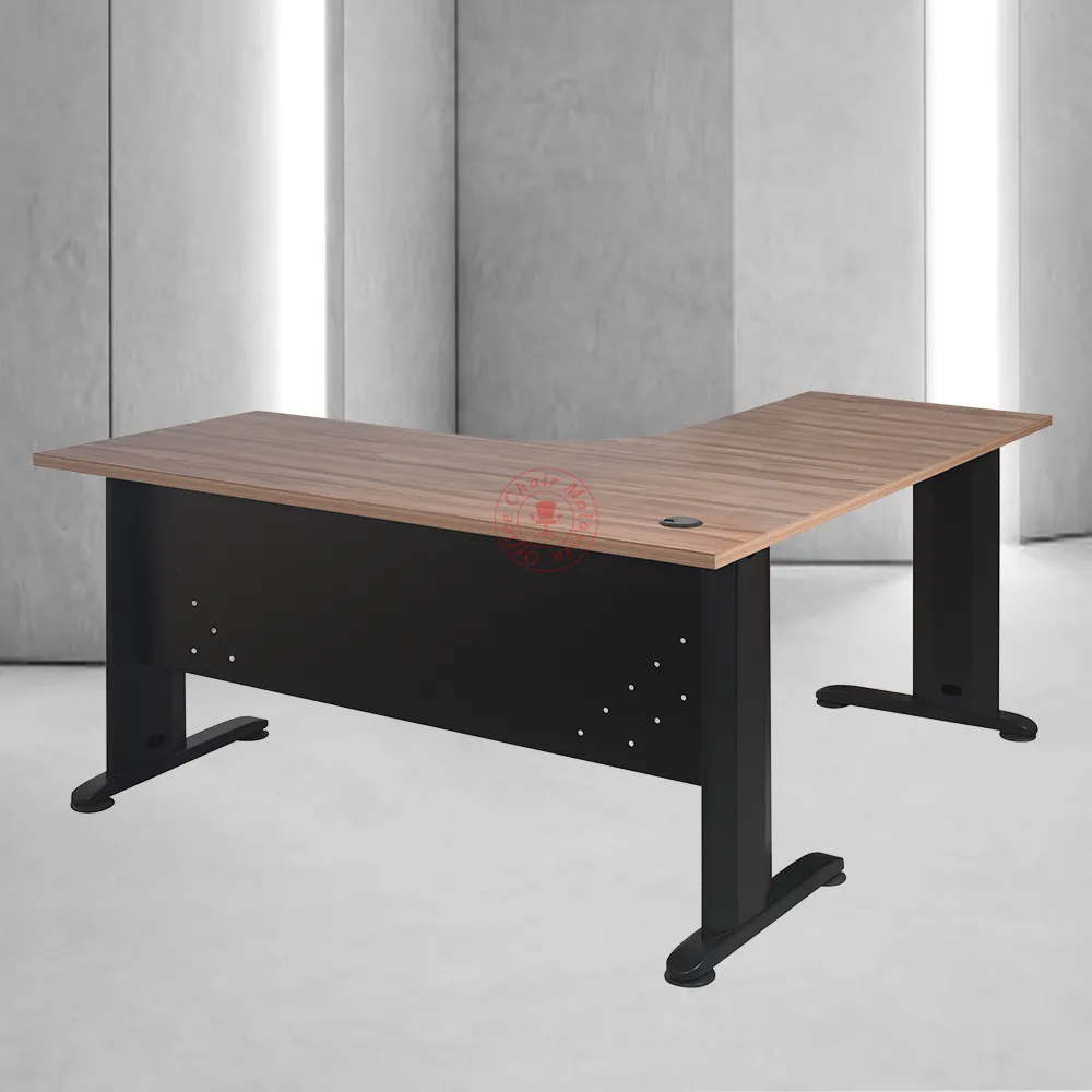 1800mm x 1500m L Shape Table | Office Table | Meja Pejabat