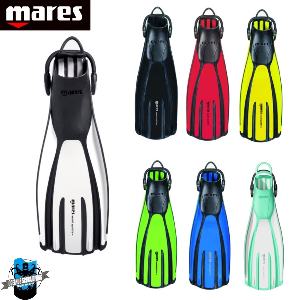 Mares Avanti Quattro +, Open Heel Diving Fin