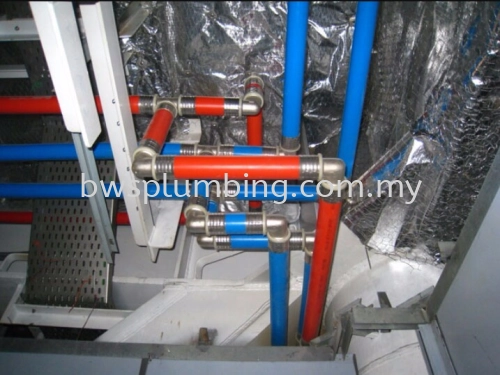 Polyethylene Aluminium (PA) Solar Hot Water Piping Installation, Plumber in Selangor