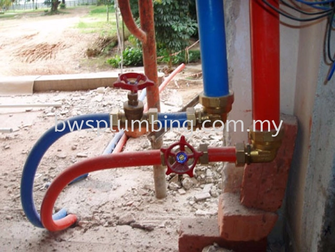 Polyethylene Aluminium (PA) Solar Hot Water Piping Installation, Plumber in Selangor