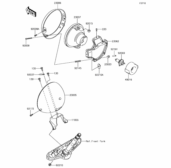 HEADLIGHT(S) VULCAN 900 CLASSIC 2017 Parts Diagrams KAWASAKI PARTS Kuala Lumpur (KL), Malaysia, Selangor Dealer, Supplier, Supply, Supplies | MotorSim Sdn Bhd