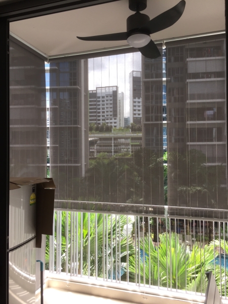  Outdoor Blind At H2O Condo    Supplier, Suppliers, Supplies, Supply | Kim Curtain Design Sdn Bhd