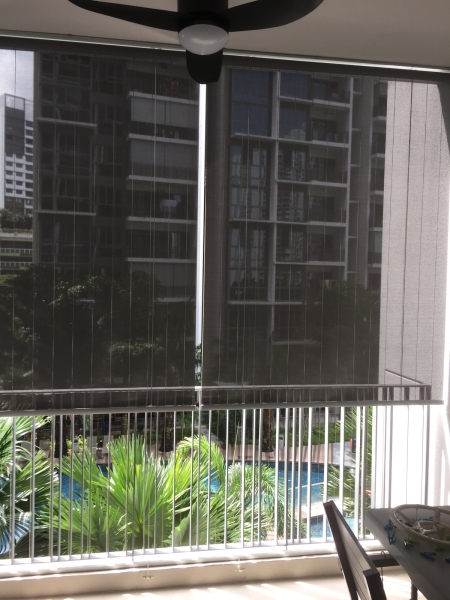  Outdoor Blind At H2O Condo  Johor Bahru (JB), Malaysia, Tampoi Supplier, Suppliers, Supplies, Supply | Kim Curtain Design Sdn Bhd