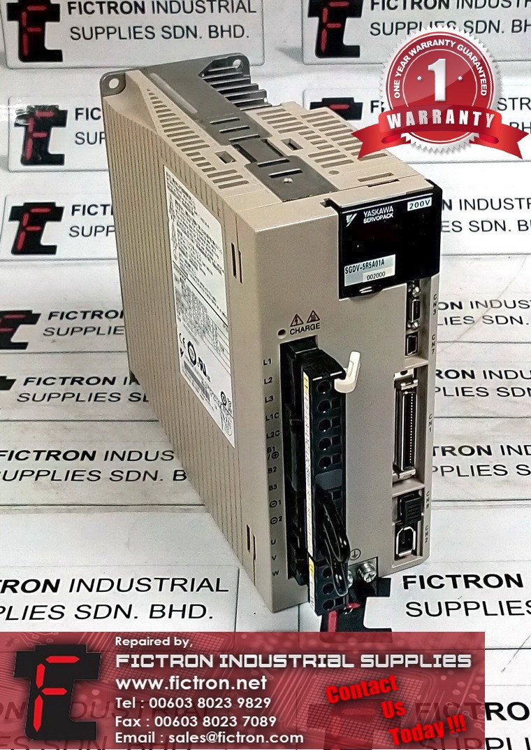 SGDV-5R5A01A SGDV5R5A01A YASKAWA SERVOPACK AC SERVO DRIVE REPAIR IN MALAYSIA 12 MONTHS WARRANTY