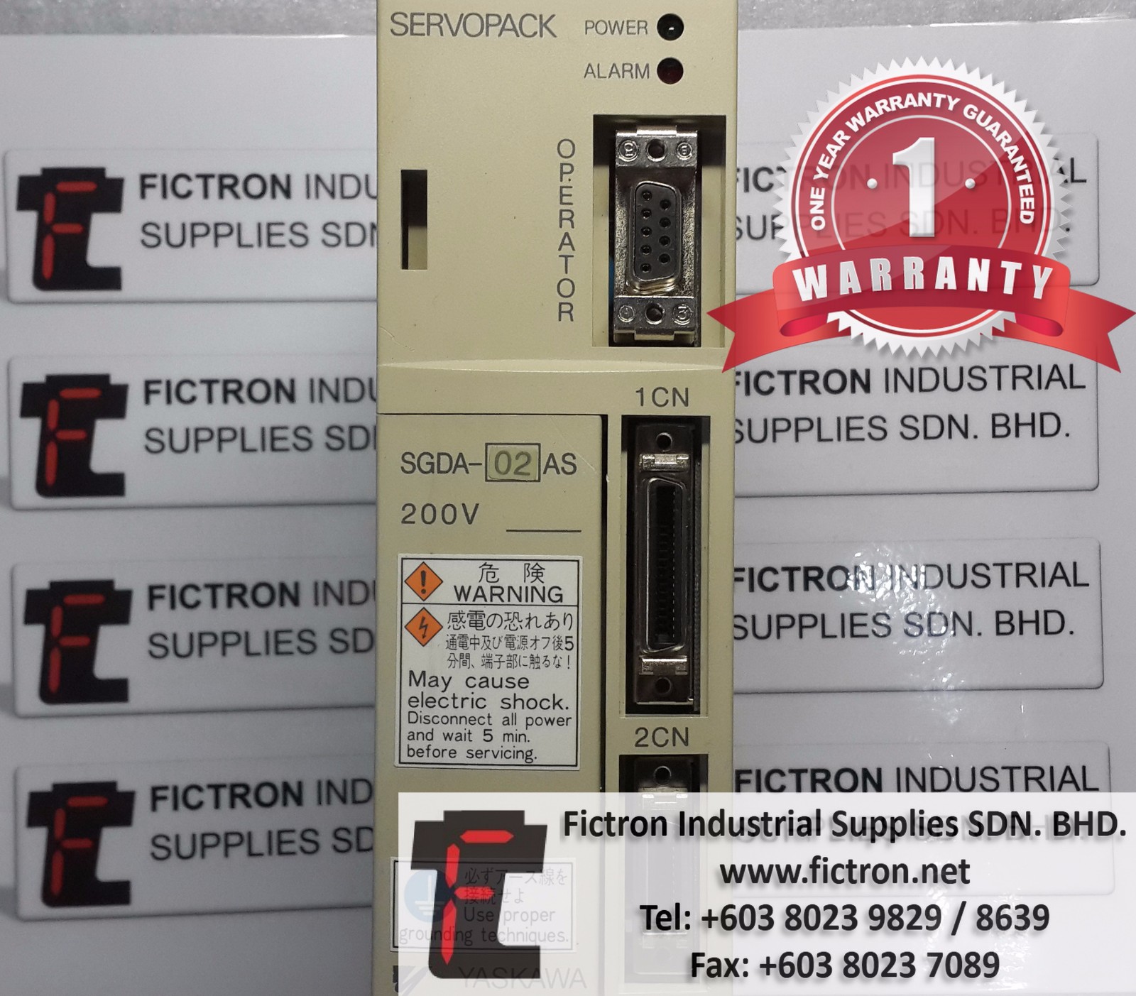 SGDA-02AS SGDA02AS YASKAWA SERVOPACK AC SERVO DRIVE REPAIR SERVICE IN MALAYSIA 12 MONTHS WARRANTY