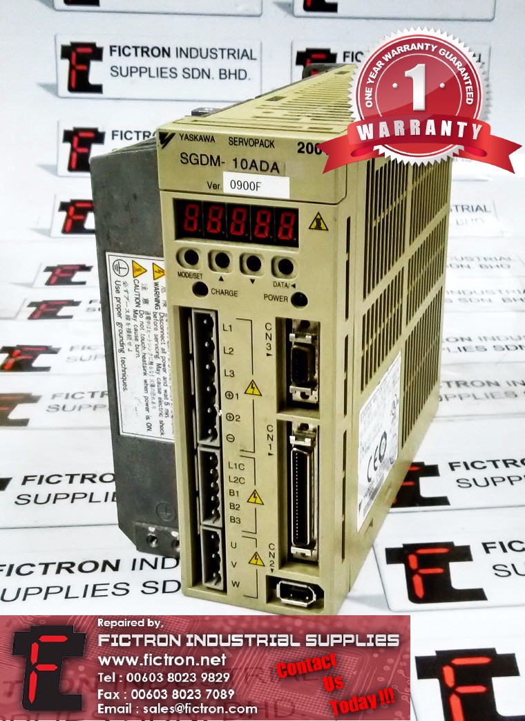 SGDM-10ADA SGDM10ADA YASKAWA SERVOPACK AC SERVO DRIVE REPAIR SERVICE IN MALAYSIA 12 MONTHS WARRANTY