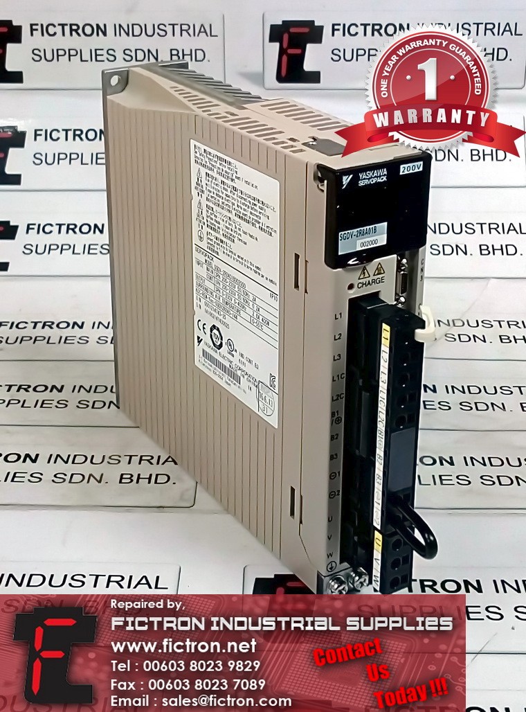 SGDV-2R8A01B SGDV2R8A01B YASKAWA SERVOPACK AC SERVO DRIVE REPAIR IN MALAYSIA 12 MONTHS WARRANTY