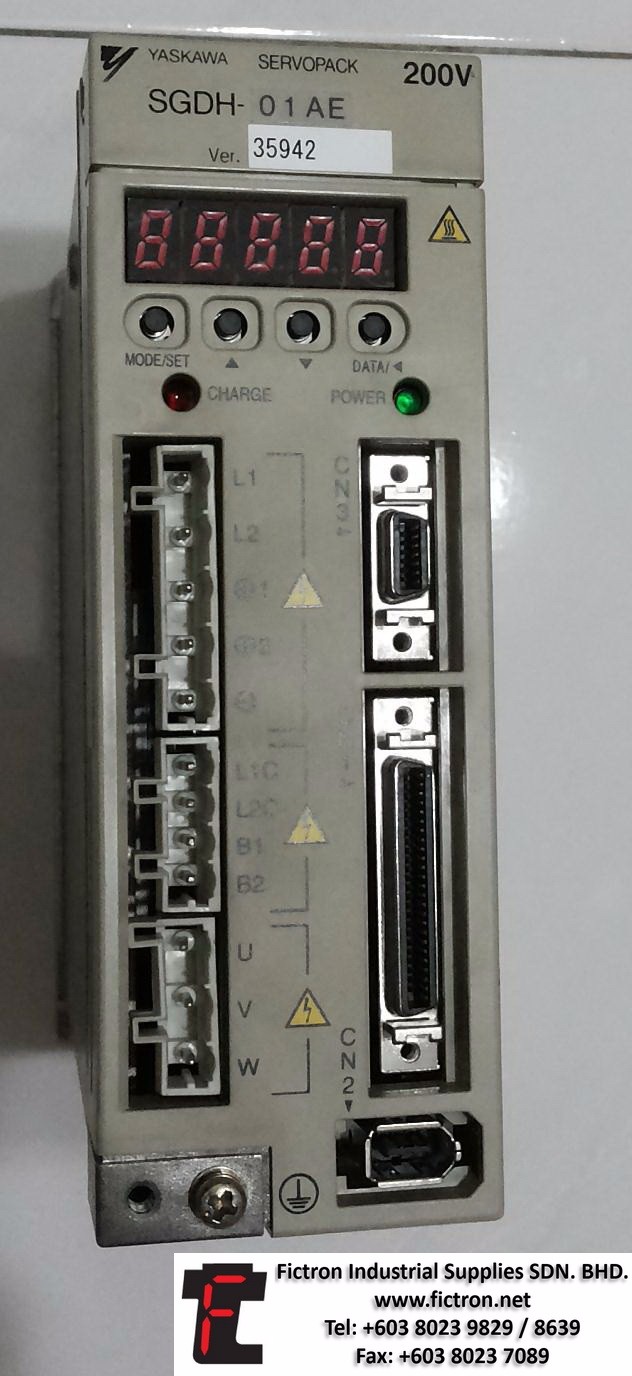 SGDH-01A3 SGDH01A3 YASKAWA SERVOPACK AC SERVO DRIVE REPAIR SERVICE IN MALAYSIA 12 MONTHS WARRANTY