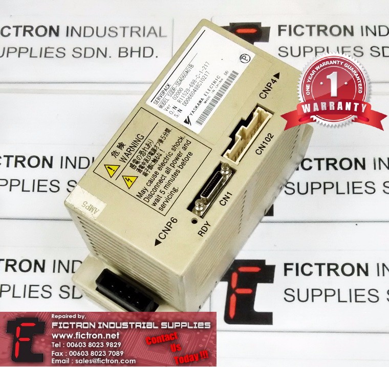 SGDR-SDA060A01B SGDRSDA060A01B YASKAWA SERVOPACK AC SERVO DRIVE REPAIR IN MALAYSIA 12 MONTHS WARRANTY
