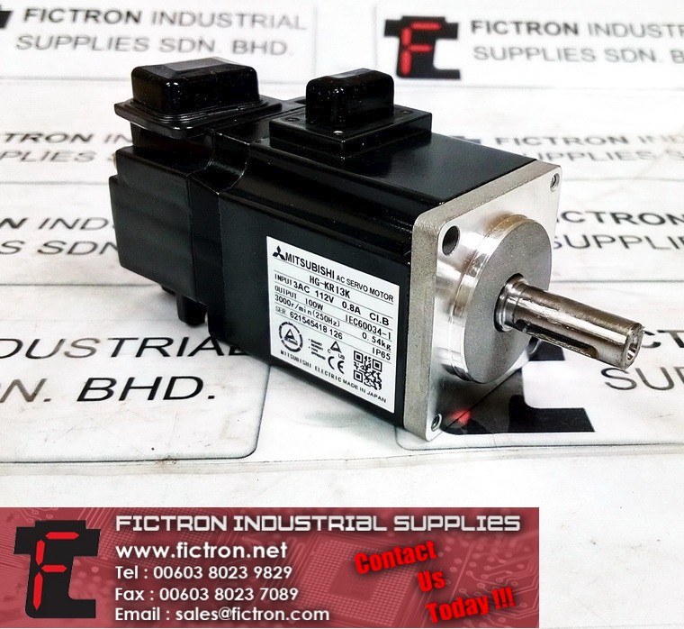 HG-KR13K HGKR13K MITSUBISHI MELSERVO AC SERVO MOTOR REPAIR SERVICE IN MALAYSIA 12 MONTHS WARRANTY