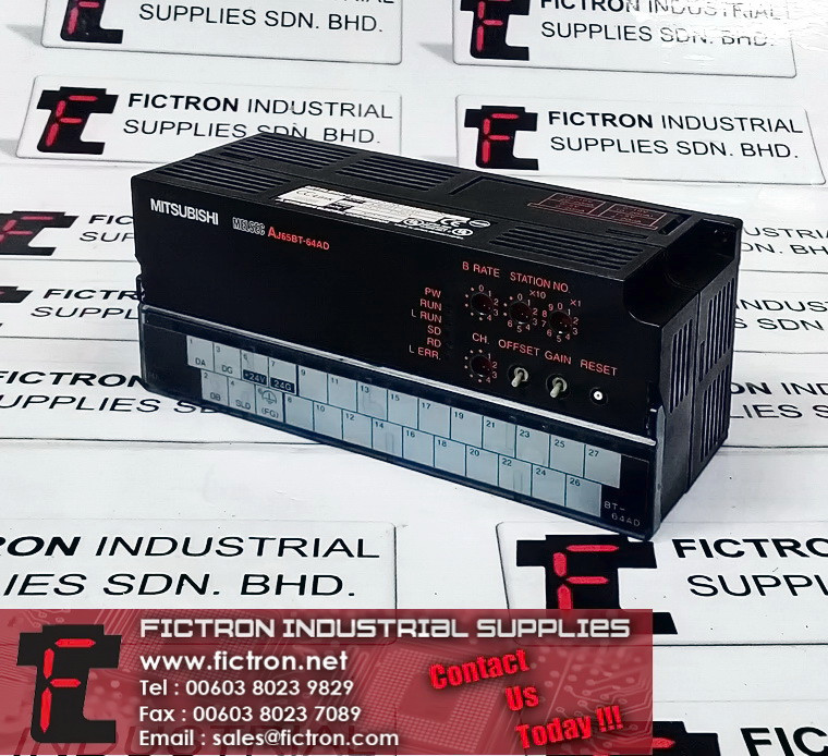 AJ65BT-64AD AJ65BT64AD MITSUBISHI MELSEC PLC CONTROLLER REPAIR SERVICE IN MALAYSIA 12 MONTHS WARRANTY