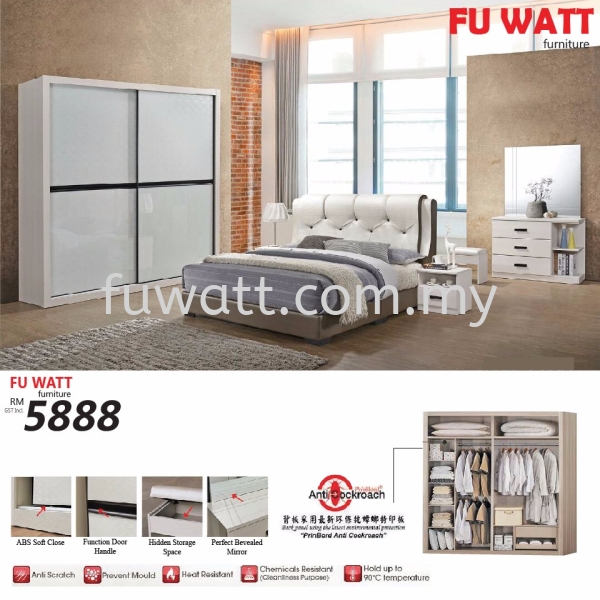  Bedroom Set BEDROOM Kulai, Johor Bahru (JB), Malaysia Supplier, Suppliers, Supply, Supplies | Fu Watt Furniture Trading Sdn Bhd