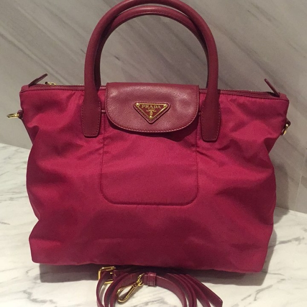 (SOLD) Prada BN2106 Nylon Tessuto in Ibisco Pink with Strap Prada Kuala Lumpur (KL), Selangor, Malaysia. Supplier, Retailer, Supplies, Supply | BSG Infinity (M) Sdn Bhd