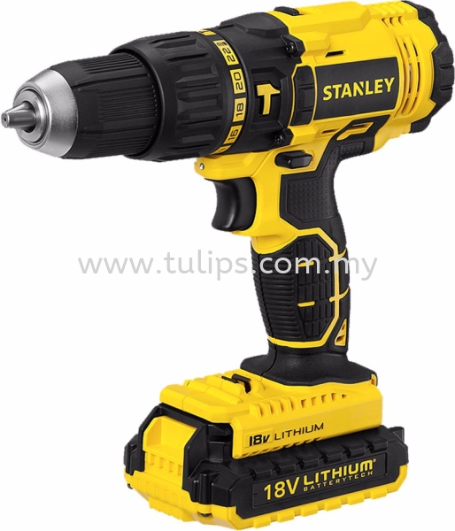 SCH20C2K Stanley 18V Hammer Drill Driver Stanley Power Tools Penang, Malaysia, Penang Street Supplier, Suppliers, Supply, Supplies | Chew Kok Huat & Son Sdn Bhd