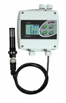 Comet H3061P compressed air temperature and humidity regulator with 230Vac/8A relays Transmitters and Regulators Comet Singapore Distributor, Supplier, Supply, Supplies | Mobicon-Remote Electronic Pte Ltd