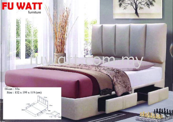  Bed Frame BEDROOM Kulai, Johor Bahru (JB), Malaysia Supplier, Suppliers, Supply, Supplies | Fu Watt Furniture Trading Sdn Bhd