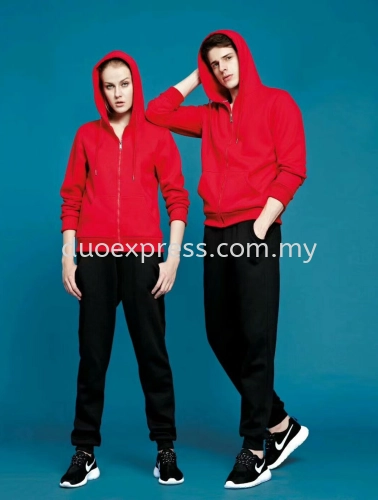 Sweat Hoodies and Pants Red