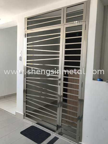  Both Side Open Door Stainless Steel Johor Bahru, JB, Skudai, ɽ Design, Installation, Supply | Sheng Sin Metal Work & Enterprise