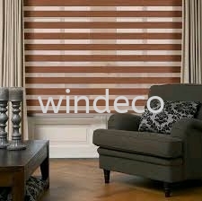 Zebra Blinds (Brown) - Size: 35"(W) x 78"(H) Zebra Blinds Window Blinds Johor Bahru (JB), Masai, Desa Tebrau Supplier, Suppliers, Supply, Supplies | Windeco Curtain