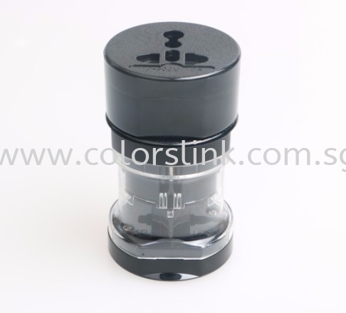AST-3 (Black) World Adaptor Corporate Gift Singapore Supplier, Suppliers, Supply, Supplies | Colorslink Trading