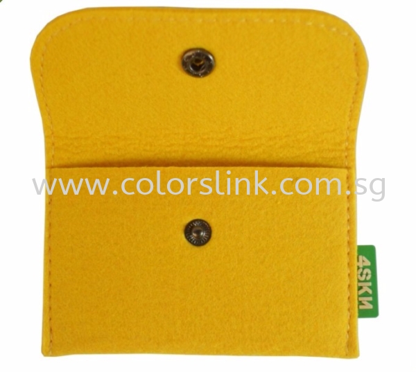 Name Card Holder Felt Bag Eco Friendly Bags Singapore Supplier, Suppliers, Supply, Supplies | Colorslink Trading