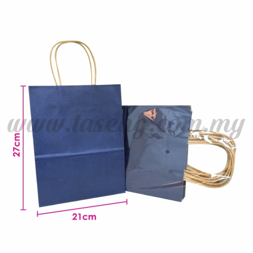 Paper Bag - Dark Blue *10pcs (RPB-P2L-DB)