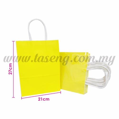 Paper Bag - Yellow *10pcs (RPB-P2L-Y)