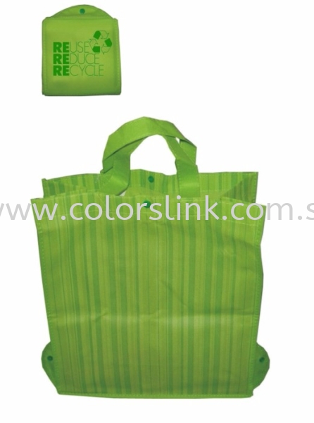 NW-Fold-07 Foldable Bag Non Woven Eco Friendly Bags Singapore Supplier, Suppliers, Supply, Supplies | Colorslink Trading