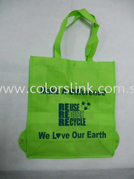 NW-Fold-05 Foldable Bag Non Woven Eco Friendly Bags Singapore Supplier, Suppliers, Supply, Supplies | Colorslink Trading