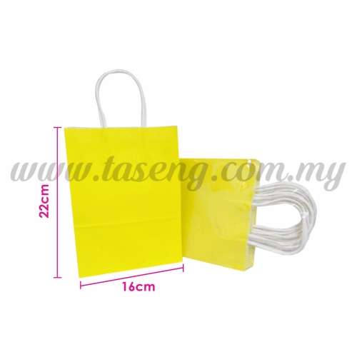 Paper Bag Small - Yellow *10pcs (RPB-P2S-Y)