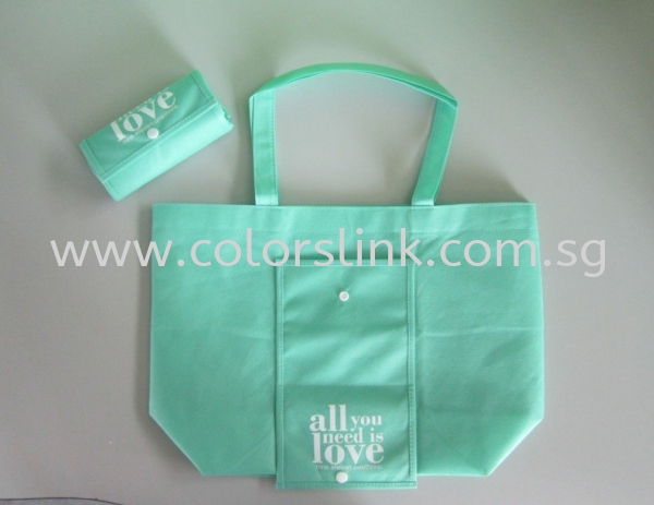 NW-Fold-03 Foldable Bag Non Woven Eco Friendly Bags Singapore Supplier, Suppliers, Supply, Supplies | Colorslink Trading