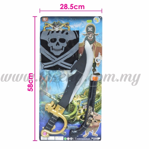 Pirate Sword & Gun (T199-828B)