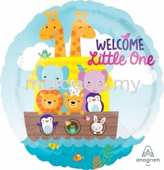 Foil 18" Anagram Welcome little on