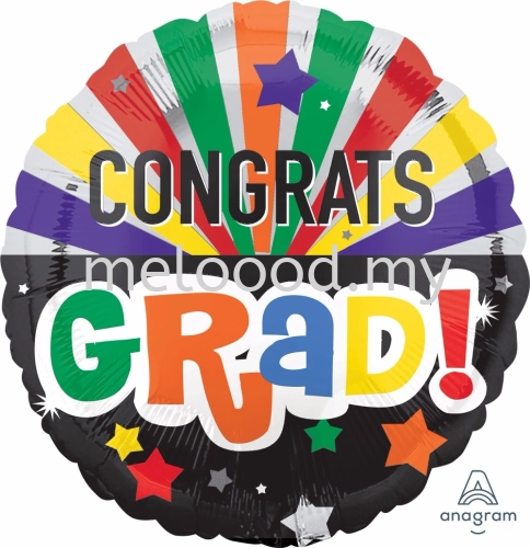 Foil 18" Anagram Boom congrat grad