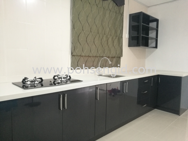 Solid Ply Laminate Kitchen Cabinet #NUSA INTAN Kitchen Seremban, Negeri Sembilan (NS), Malaysia Renovation, Service, Interior Design, Supplier, Supply | Poh Seng Furniture & Interior Design