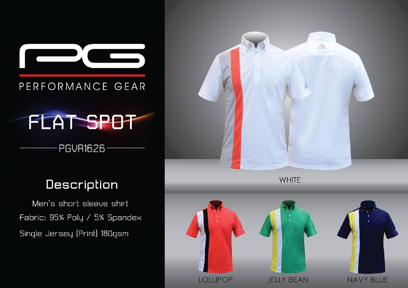 PG PERFORMANCE GEAR FLAT SPOT PGVR1626 APPARELS