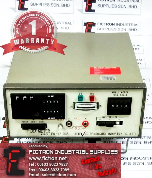 FM-131DCS FM131DCS EM-C DENSHIJIKI FLUX METER REPAIR SERVICE IN MALAYSIA 12 MONTHS WARRANTY DENSHIJIKI REPAIR Selangor, Malaysia, Penang, Kuala Lumpur (KL), Subang Jaya, Singapore Supplier, Suppliers, Supply, Supplies | Fictron Industrial Supplies Sdn Bhd