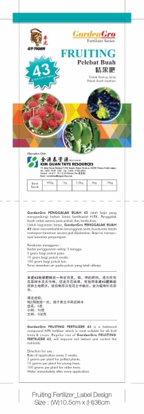 GardenGro - Fruiting 12-12-17-2 Household Fertilizers Fertilizers Malaysia, Kuala Lumpur (KL), Selangor, Cheras Supplier, Suppliers, Supply, Supplies | FERLAB SDN BHD