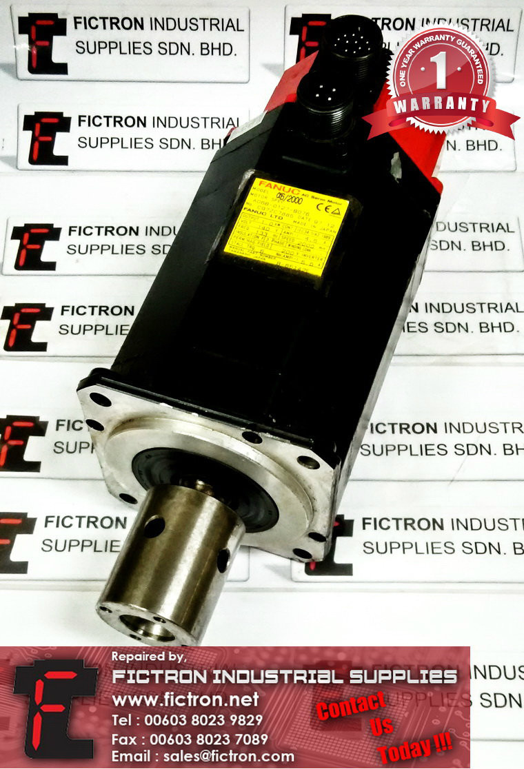 A06B-0127-B076 A06B0127B076 FANUC AC SERVO MOTOR REPAIR SERVICE IN MALAYSIA 12 MONTHS WARRANTY