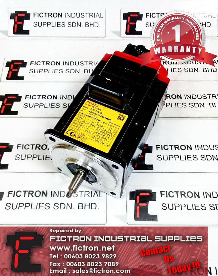 A06B-0212-B605#S000 A06B0212B605S000 FANUC AC SERVO MOTOR REPAIR IN MALAYSIA 12 MONTHS WARRANTY