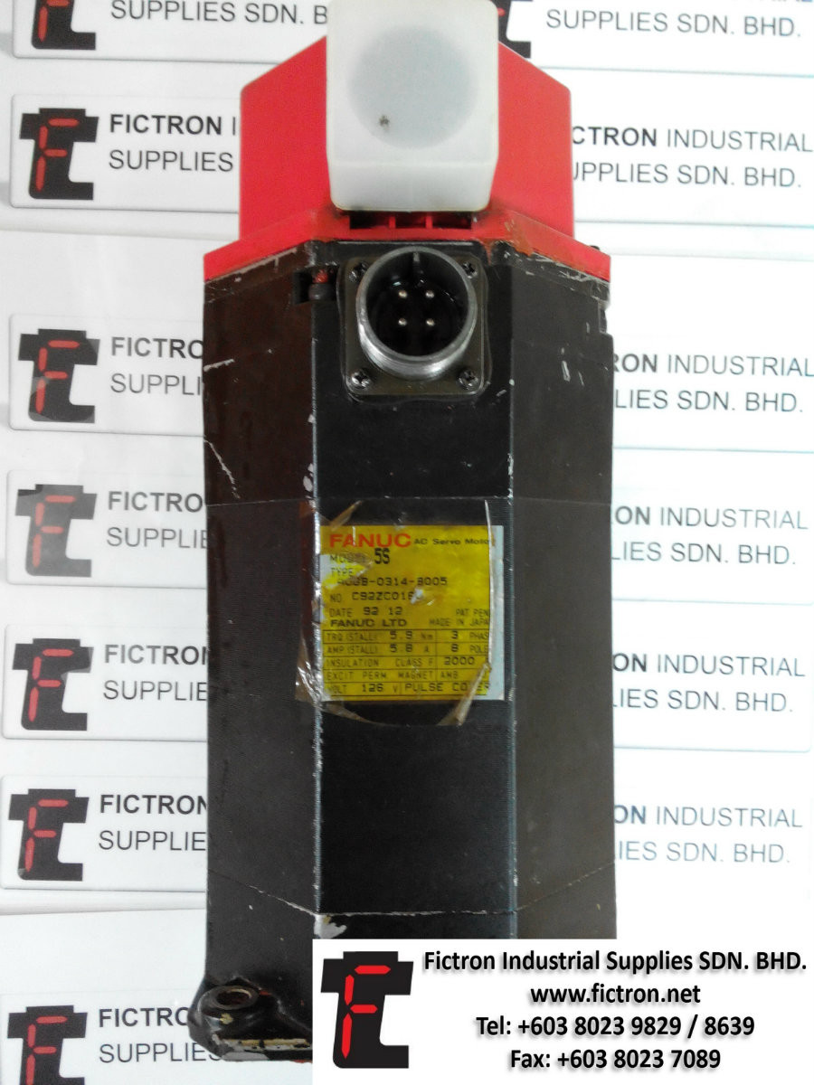 A06B-0314-B005 A06B0314B005 FANUC AC SERVO MOTOR REPAIR SERVICE IN MALAYSIA 12 MONTHS WARRANTY