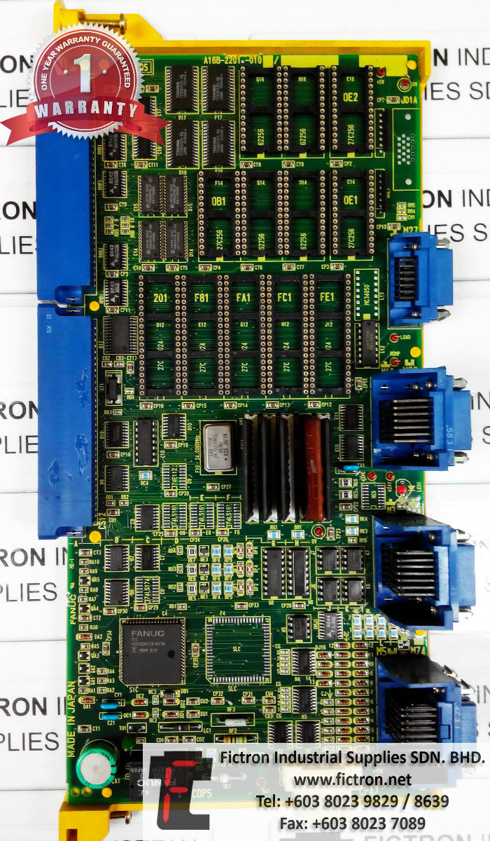 A16B-2201-0100 A16B22010100 FANUC PCB BOARD REPAIR SERVICE IN MALAYSIA 12 MONTHS WARRANTY