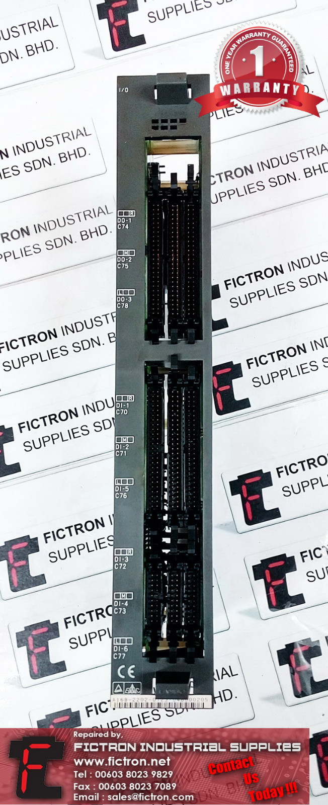 A16B-2202-072B A16B2202072B FANUC POWER CONTROL MODULE REPAIR SERVICE IN MALAYSIA 12 MONTHS WARRANTY