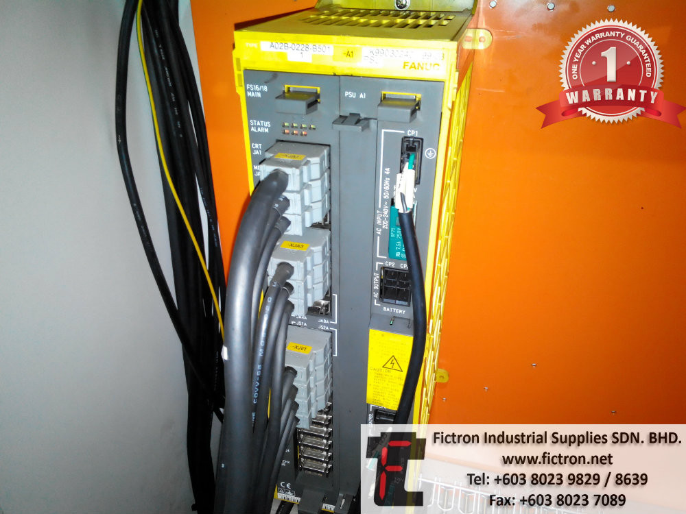 A02B-0228-B501 A02B0228B501 FANUC A1 PSU POWER SUPPLY UNIT REPAIR IN MALAYSIA 12 MONTHS WARRANTY