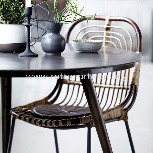 RATTAN DINING CHAIR HAMIL