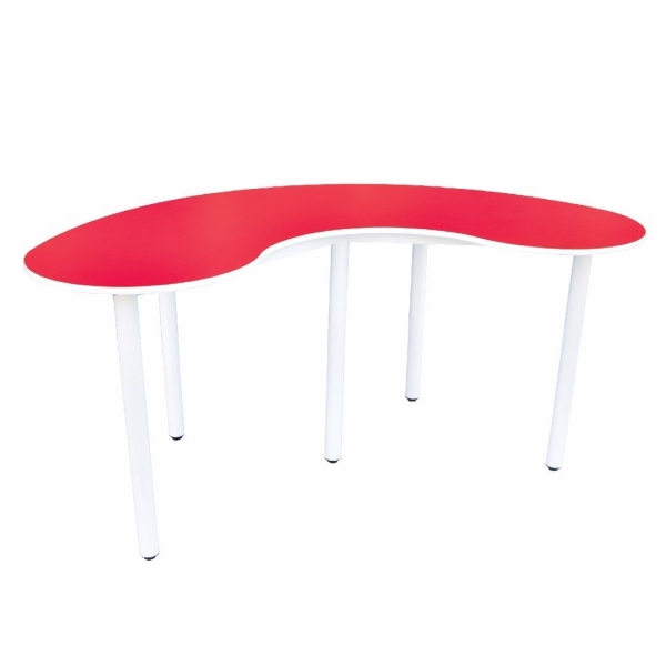 Q033H Bean Shaped Table (H:76cm) Secondary School Table Table Series School Furniture Johor Bahru JB Malaysia Supplier & Supply | I Education Solution