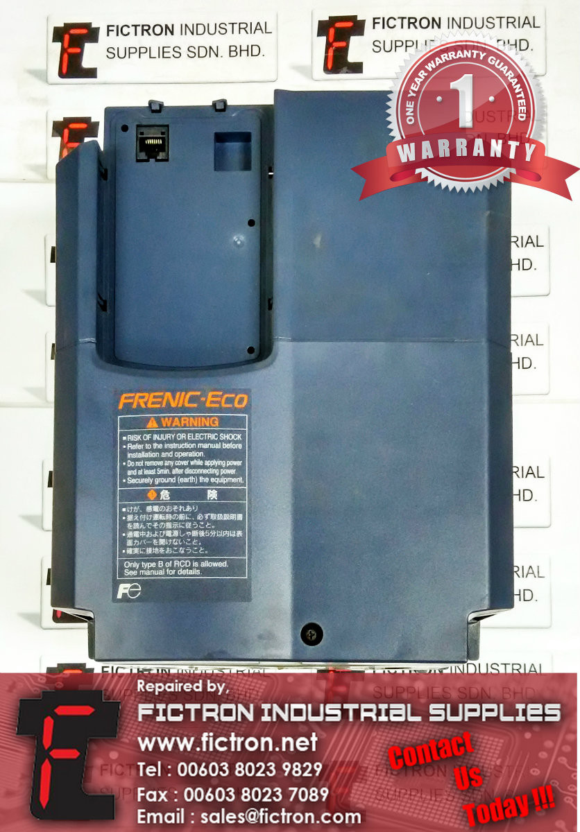 FRN15F1S-4A FRN15F1S4A FUJI FRENIC-ECO INVERTER REPAIR SERVICE IN MALAYSIA 12 MONTHS WARRANTY