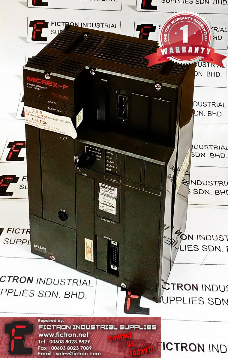 FPU120S-A10 FPU120SA10 FUJI MICREX-F PROGRAMMABLE CONTROLLER REPAIR IN MALAYSIA 12 MONTHS WARRANTY