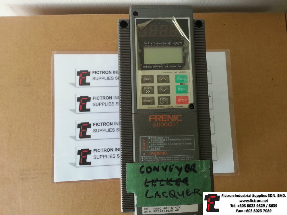 FRN0.4G11S-4CX FRN04G11S4CX FUJI FRENIC 5000G11 INVERTER DRIVE REPAIR IN MALAYSIA 12 MONTHS WARRANTY