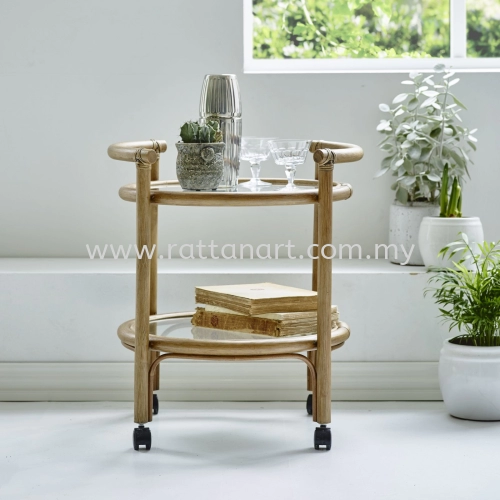 RATTAN TROLLEY WELCOME